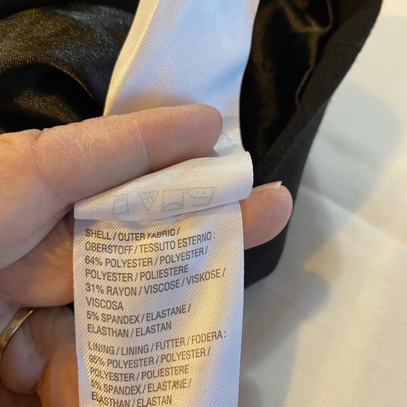 Linea by Louis Dell’Olio V-Neck Zip Front Jacket Black Regular 12 - Picture 4 of 5